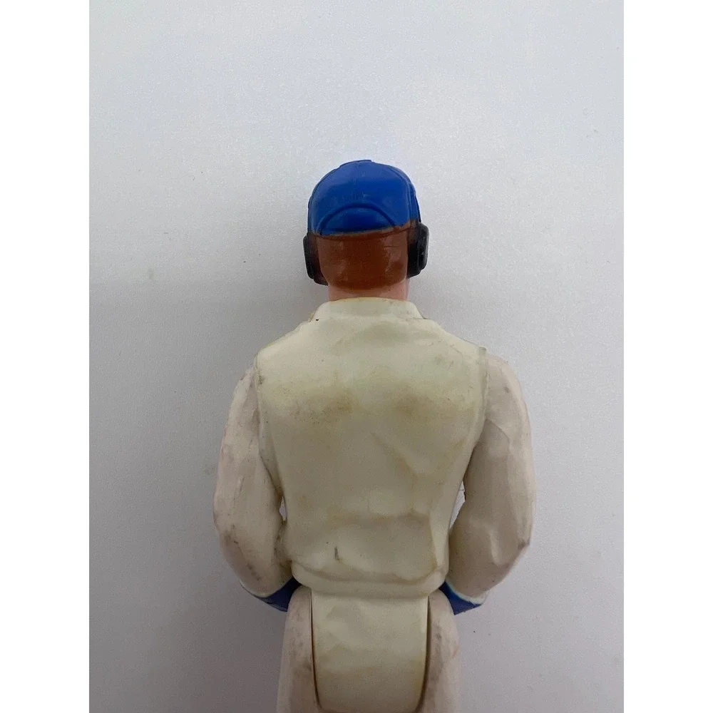 Vintage Tonka Play Toys Driver/Mechanic White Uniform Glasses Posable Figure '70